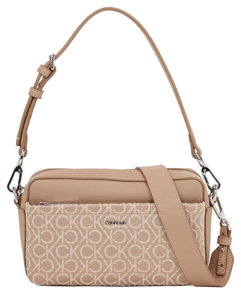 

Сумка через плечо Calvin Klein "CK MUST CONV CAMERA BAG_JCQ", цвет Chanterelle Mono Jacquard