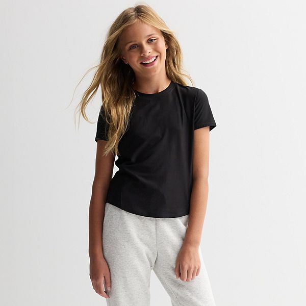 

Детская футболка easy fitted для девочек 7-16 лет Tek Gear, Mineral Black