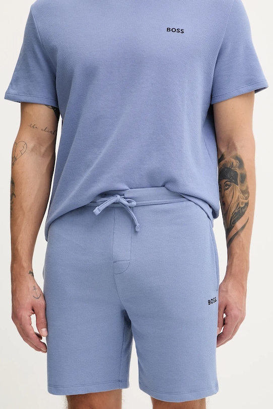 

Шорты lounge waffle BOSS, синий