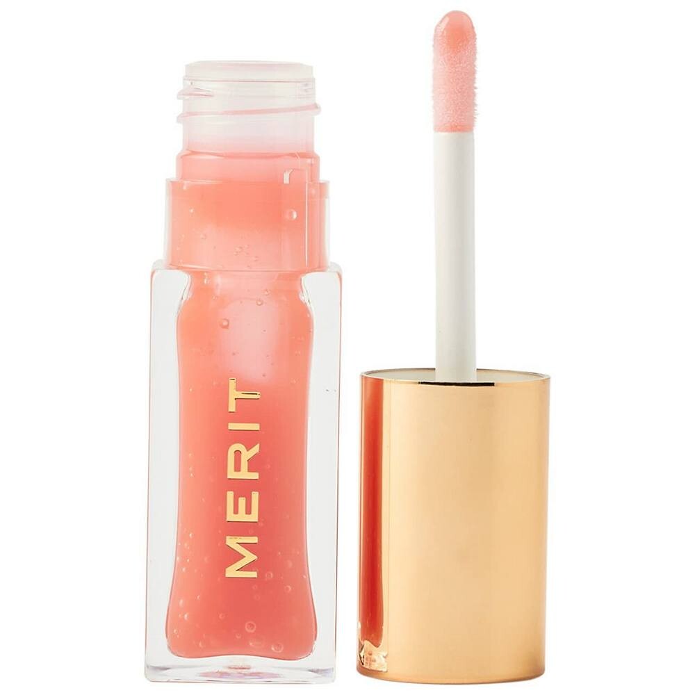 

Прозрачное тонированное масло для губ MERIT Shade Slick Gelee, цвет Jete