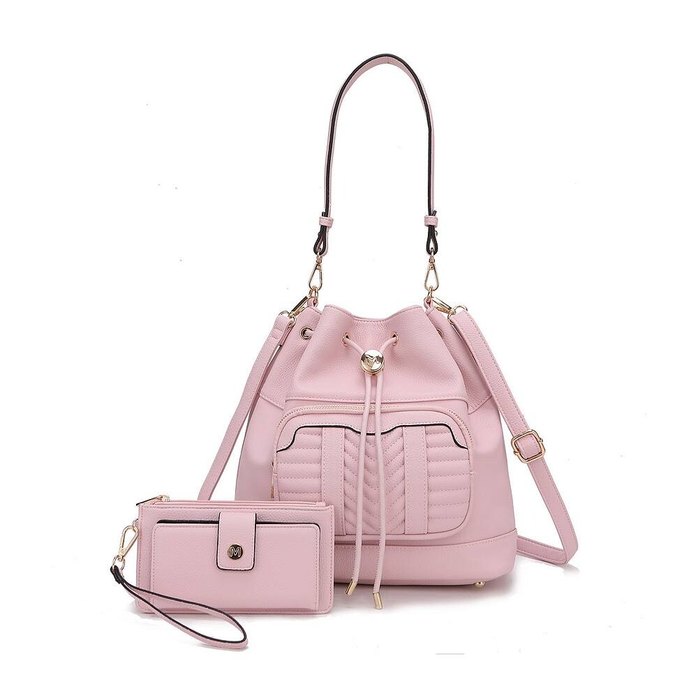 

Mkf Collection Ryder Женская сумка через плечо из веганской кожи с кошельком от Mia K — 2 предмета MKF Collection, розовый