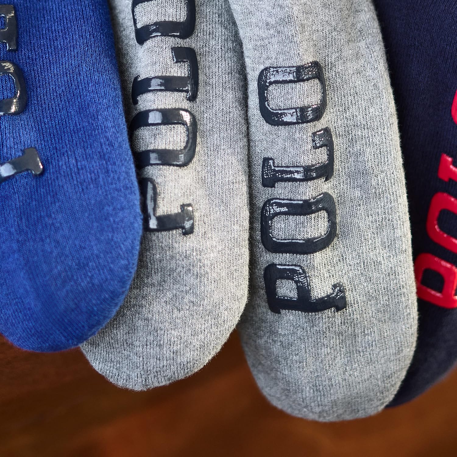 POLO RALPH LAUREN Мужские повседневные уютные носки Gripper Lounge, Royal Blue — фото 3