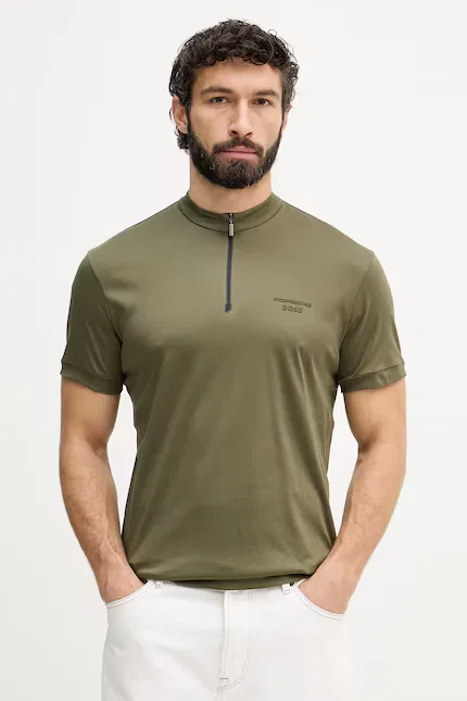 Поло эластичное BOSS X PORSCHE BOSS Green, зеленый