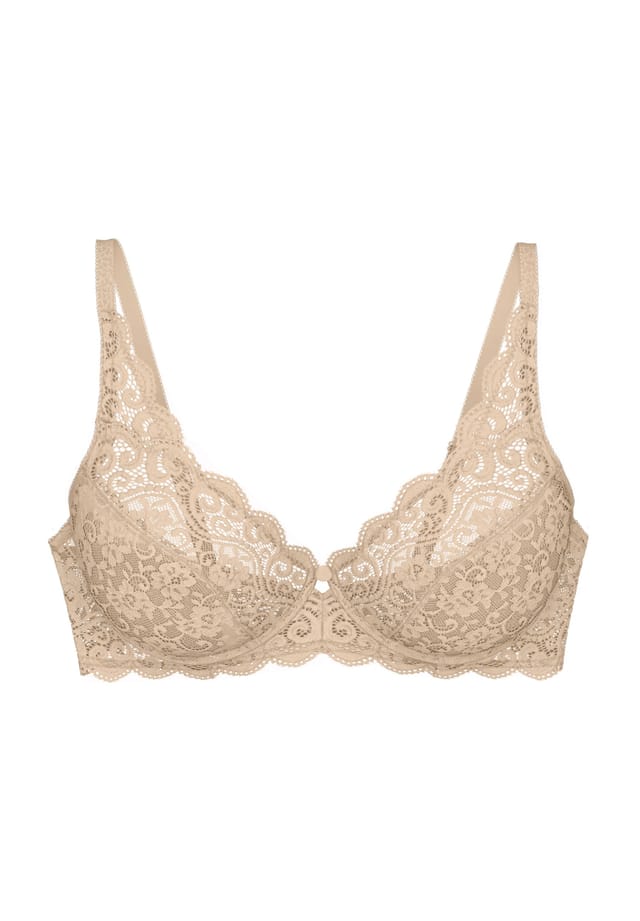

Бюстгальтер на косточках Amourette кружево Triumph, цвет 0026 skin
