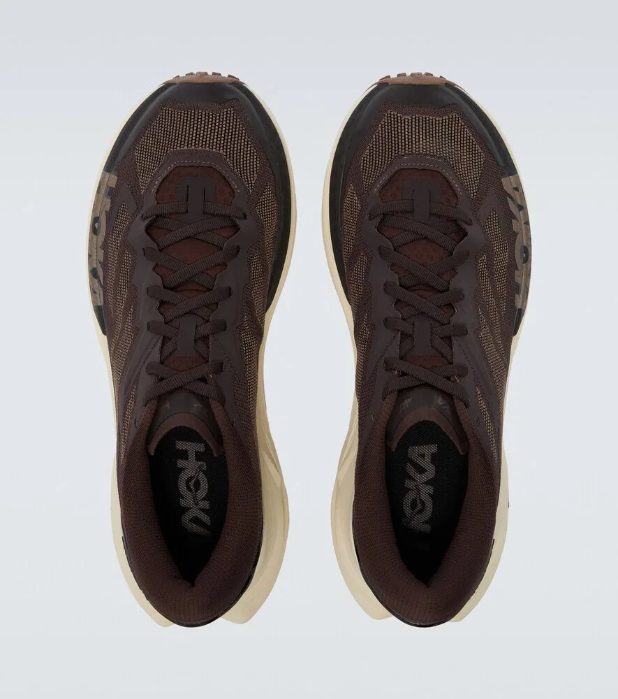 Кроссовки для трейлраннинга Mafate X Hoka One One, коричневый — фото 4