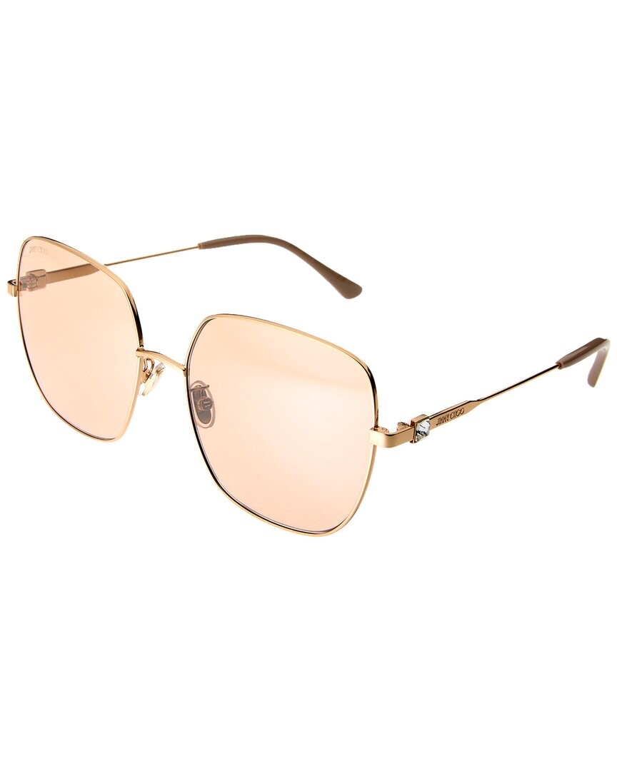 

Женские солнцезащитные очки Jimmy Choo KORI/G 60 мм, золото