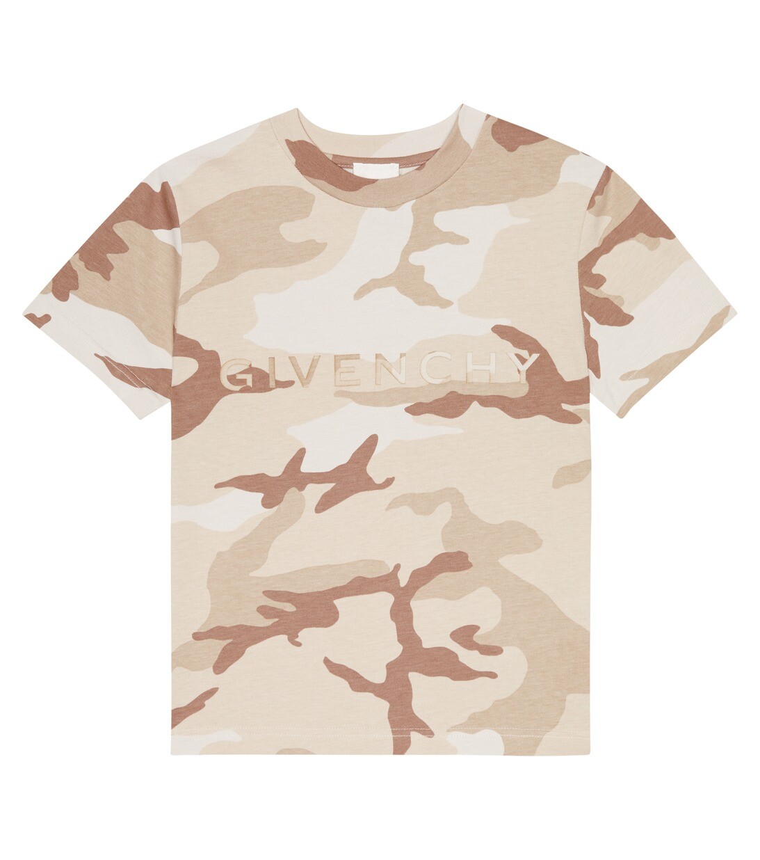 

Футболка из хлопкового джерси с логотипом Givenchy Kids, разноцветный
