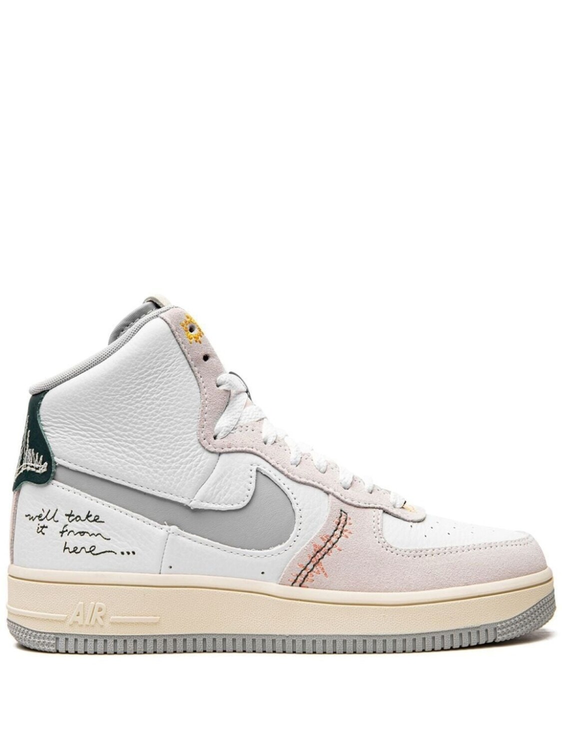 

Nike кроссовки Air Force 1 High Sculpt, белый