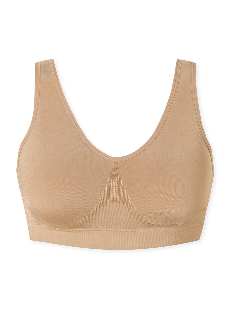 

Бюстгальтер SCHIESSER Bralette Bra Casual Seamless, бежевый