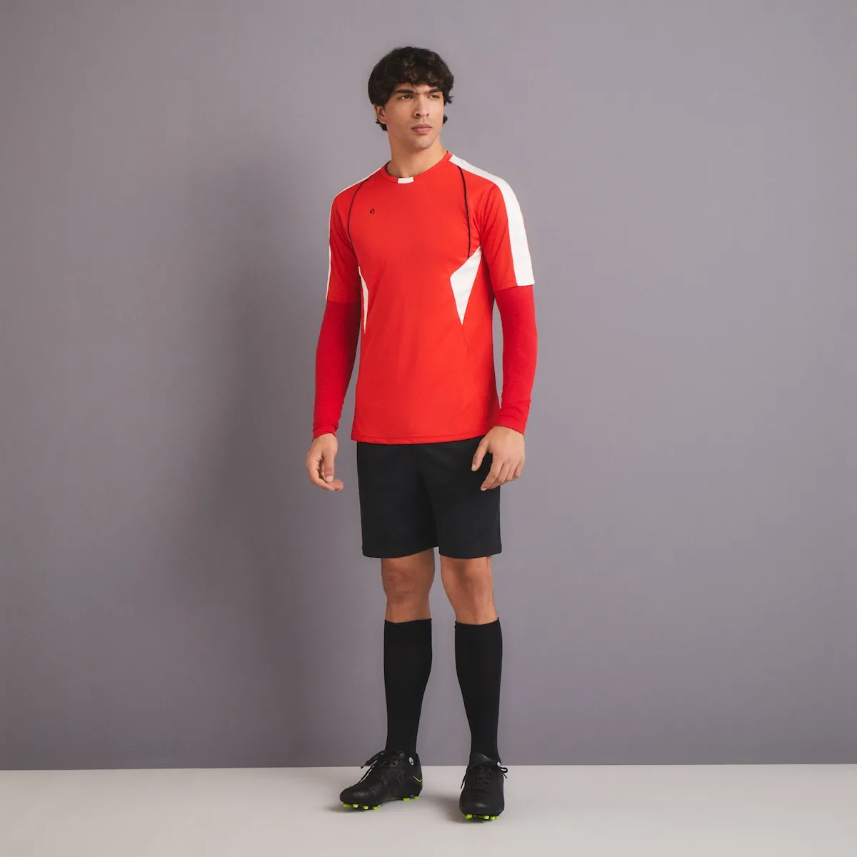 

Термобелье футбольное мужское с длинным рукавом Boomerang, красный
