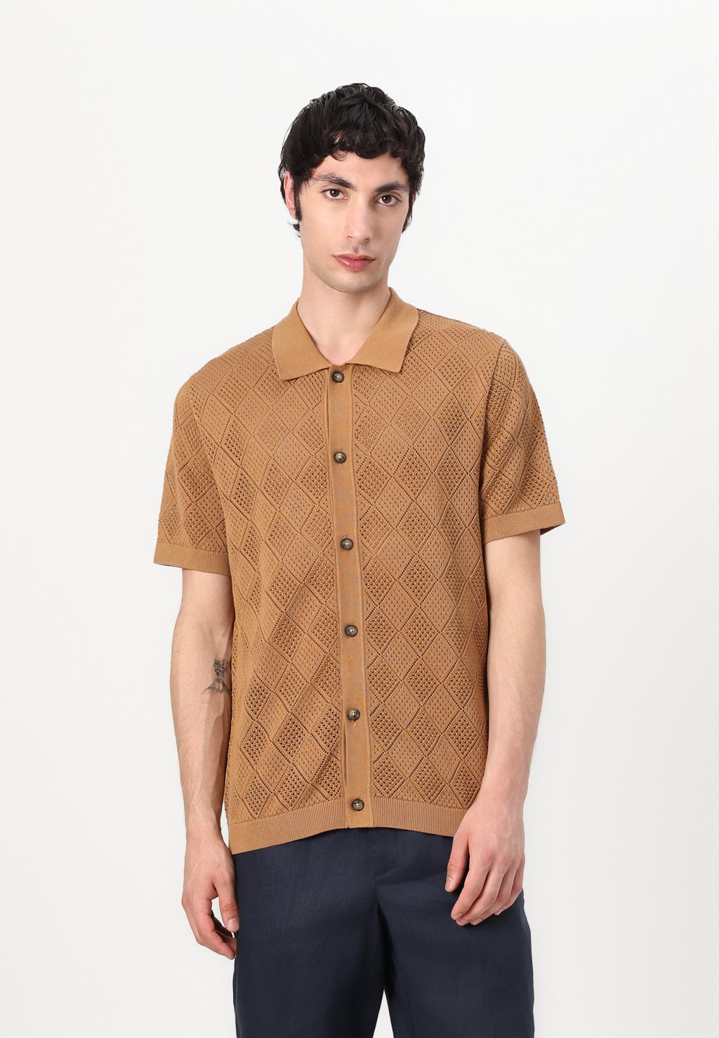 

Повседневная рубашка SLHARCO Selected Homme, цвет Chipmunk