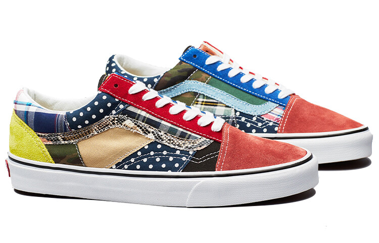 Кроссовки Vans Old Skool Patchwork Factory Floor 2018