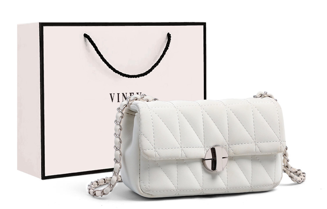 

Сумка через плечо из искусственной кожи, женская весенняя светлая жемчужно-белая VINEY, розовая