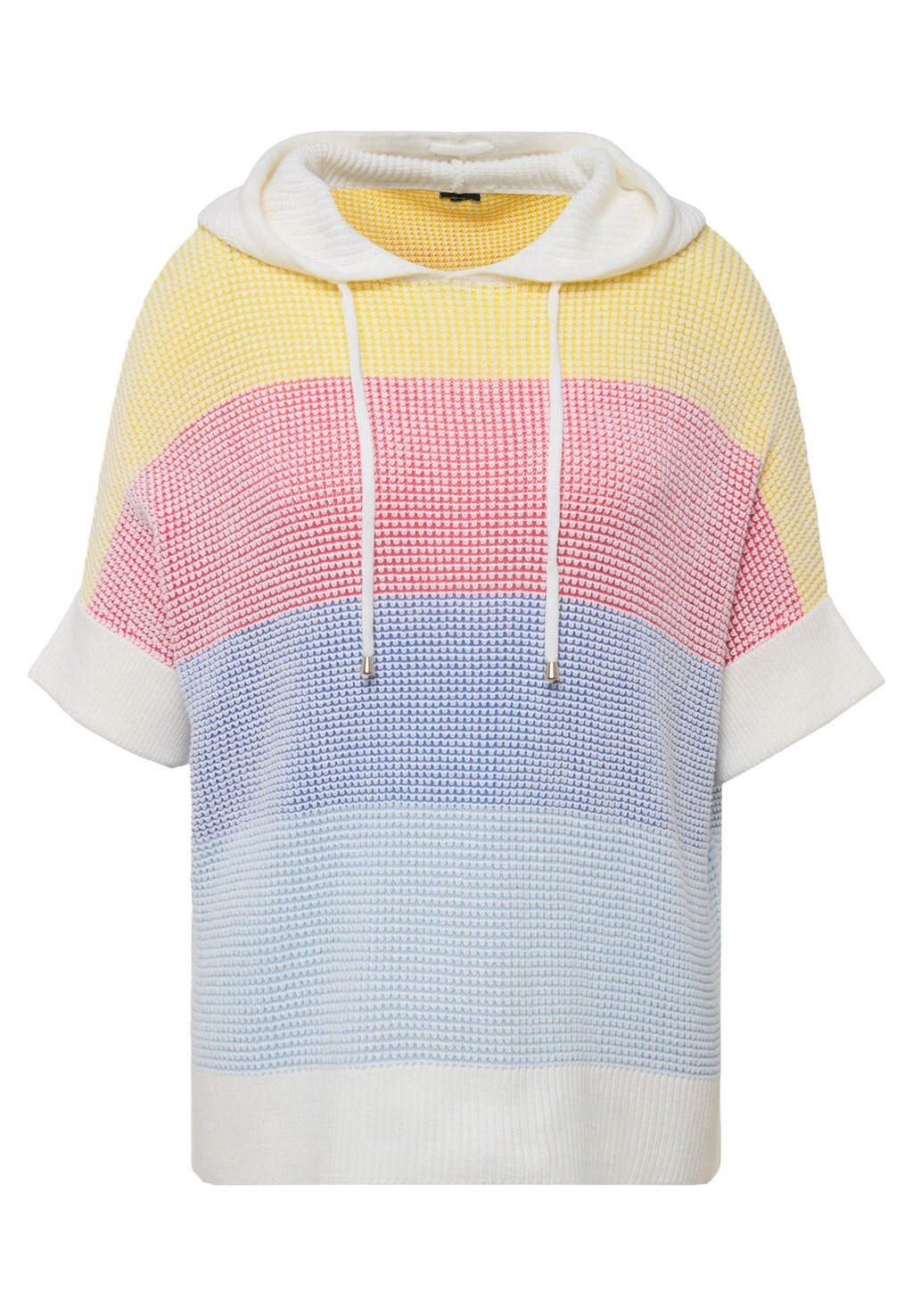 

Толстовка с капюшоном BLOCK STRIPE HOODED Ulla Popken, белый