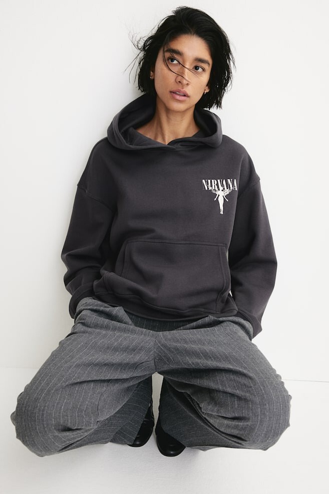

Толстовка с мотивом H&M, серый