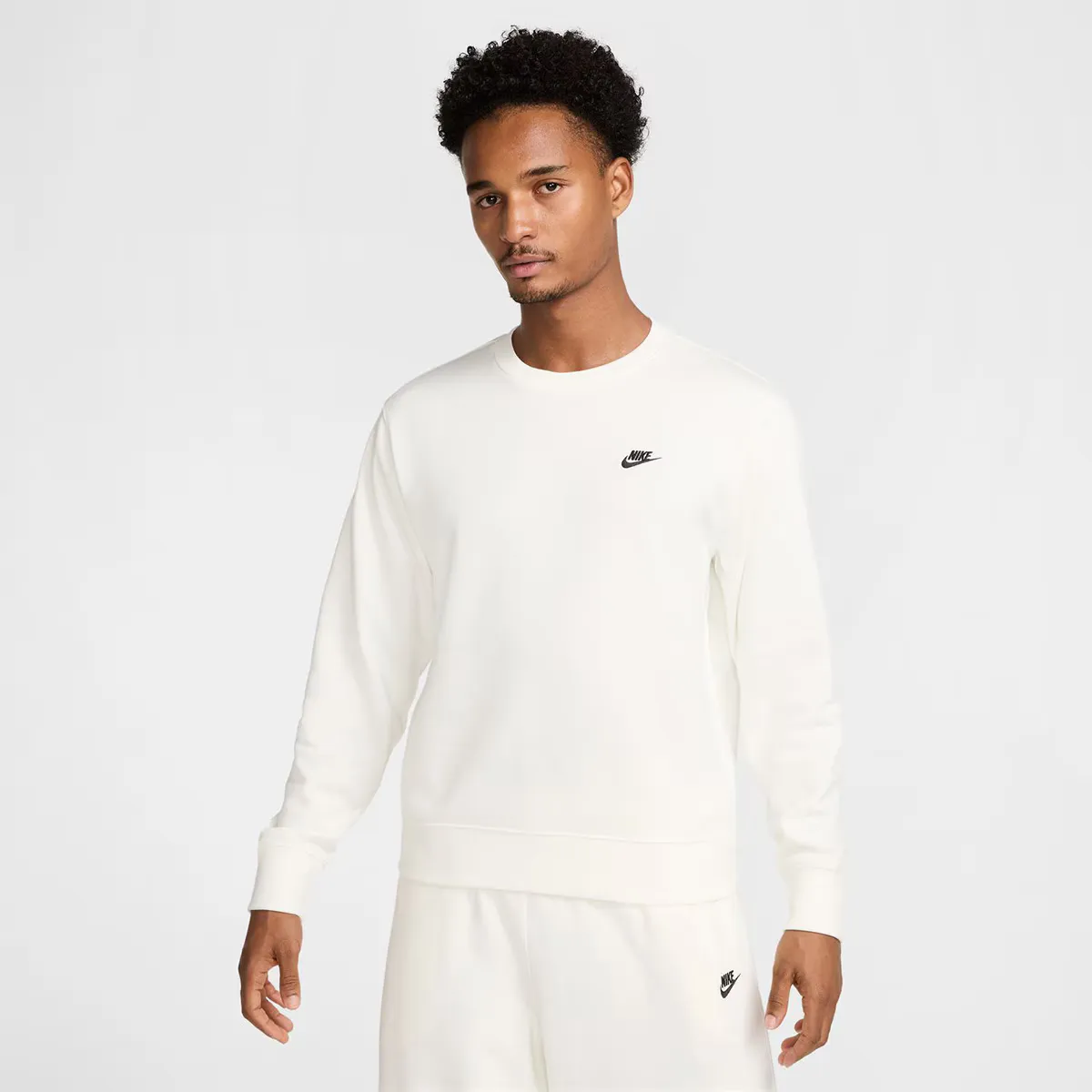 

Мужская футболка Nike Club Fleece, белый