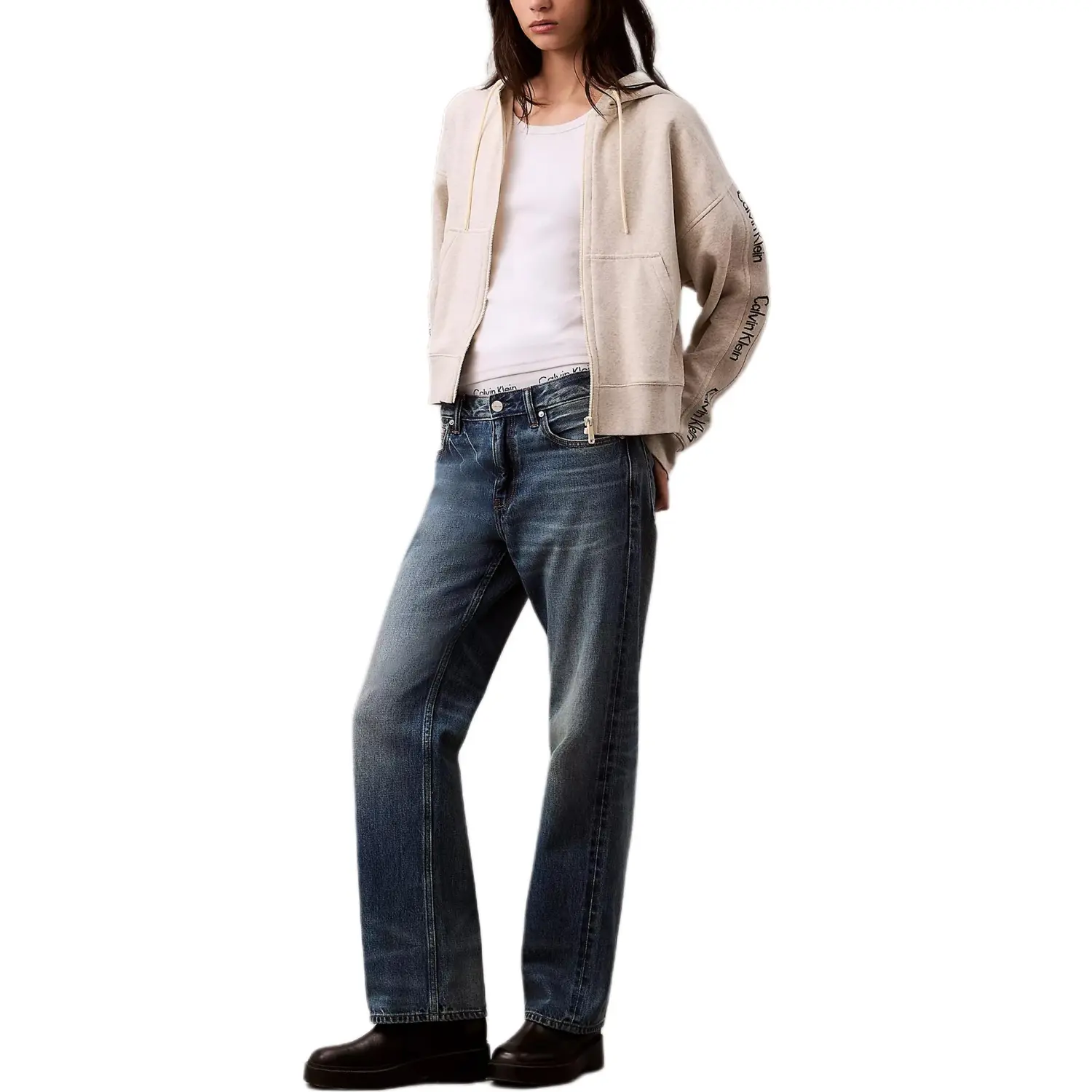 Calvin Klein Женская куртка Оут, Oat — фото 3