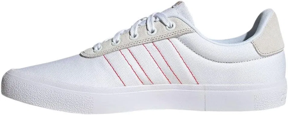 Женские низкие кроссовки Adidas Vulcraid3r (не для футбола), Cloud White Scarlet Matte Gold — фото 4