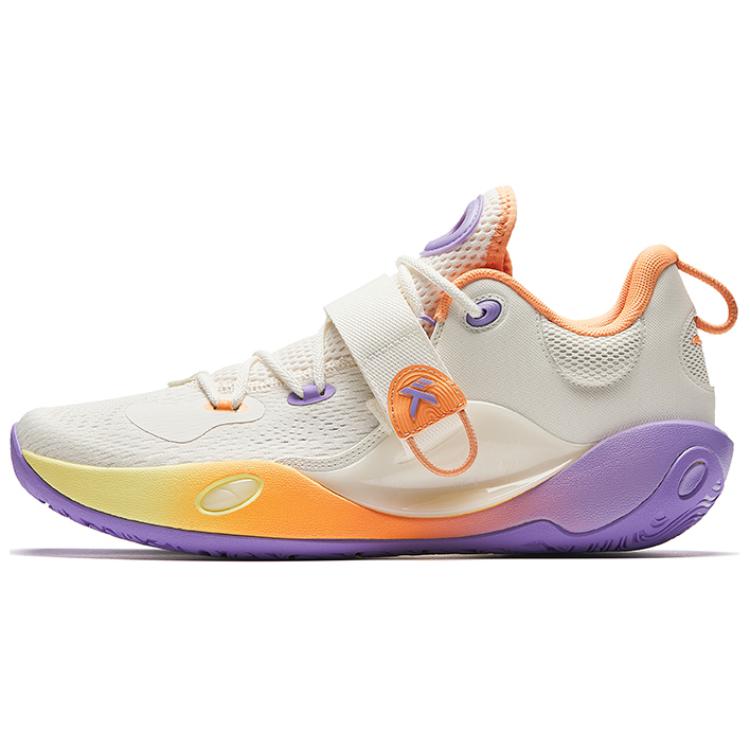 

Anta Splash 6LITE Амортизирующие нескользящие баскетбольные кроссовки мужские Слоновая кость белый, Облачный парча оранжевый, Слоновая кость белый/Облачный парча оранжевый