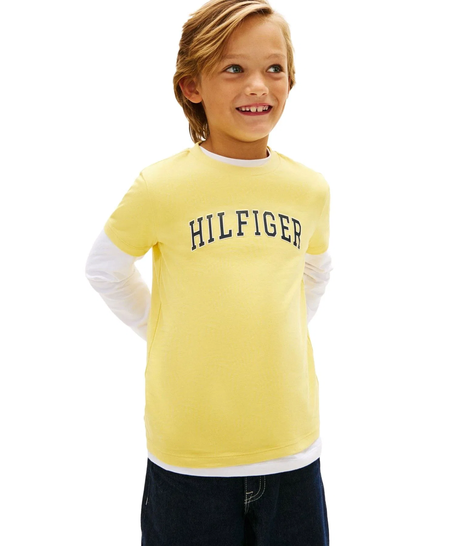 Детская футболка TOMMY HILFIGER с логотипом Varsity