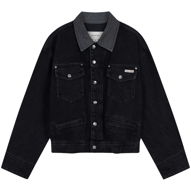 Calvin Klein Джинсовая куртка мужская, 01H-Denim Black — фото 3