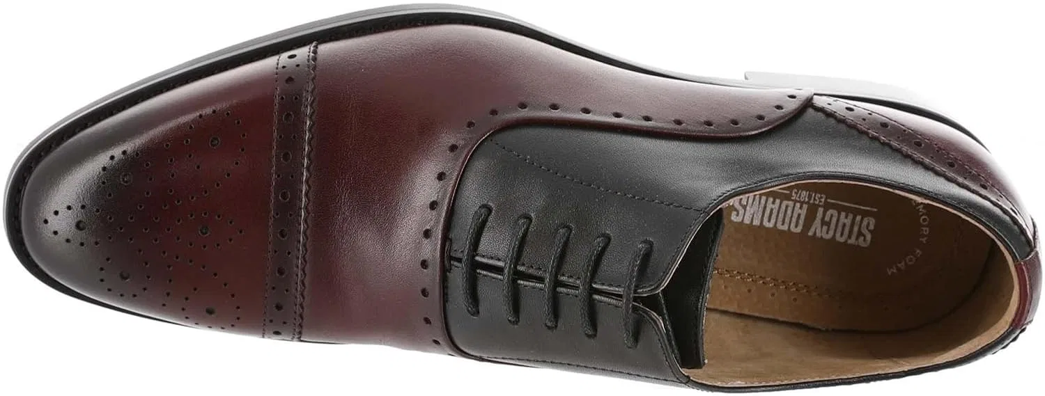 Оксфорды Stacy Adams Herren Reynolds с завышенной талией и шнуровкой, Burgundy Multi — фото 2