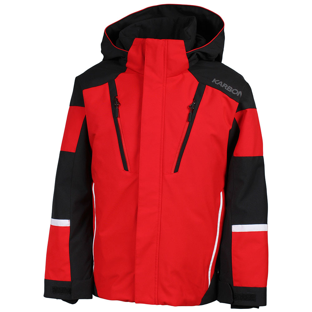 

Утепленная горнолыжная куртка Karbon Formula (для мальчиков) - зима 2025 года, Red/Black/Arctic White