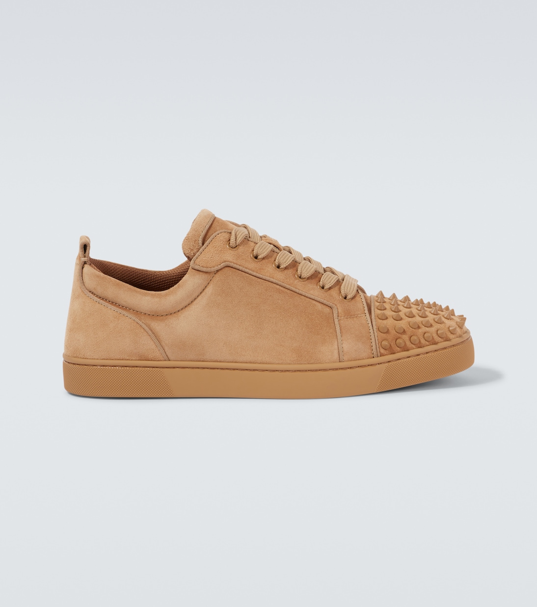 

Кожаные кроссовки Louis Junior Spikes Christian Louboutin, Lionne/Lionne Mat