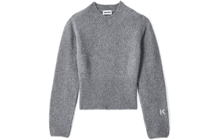 

Кашемировый свитер женский серый Kenzo
