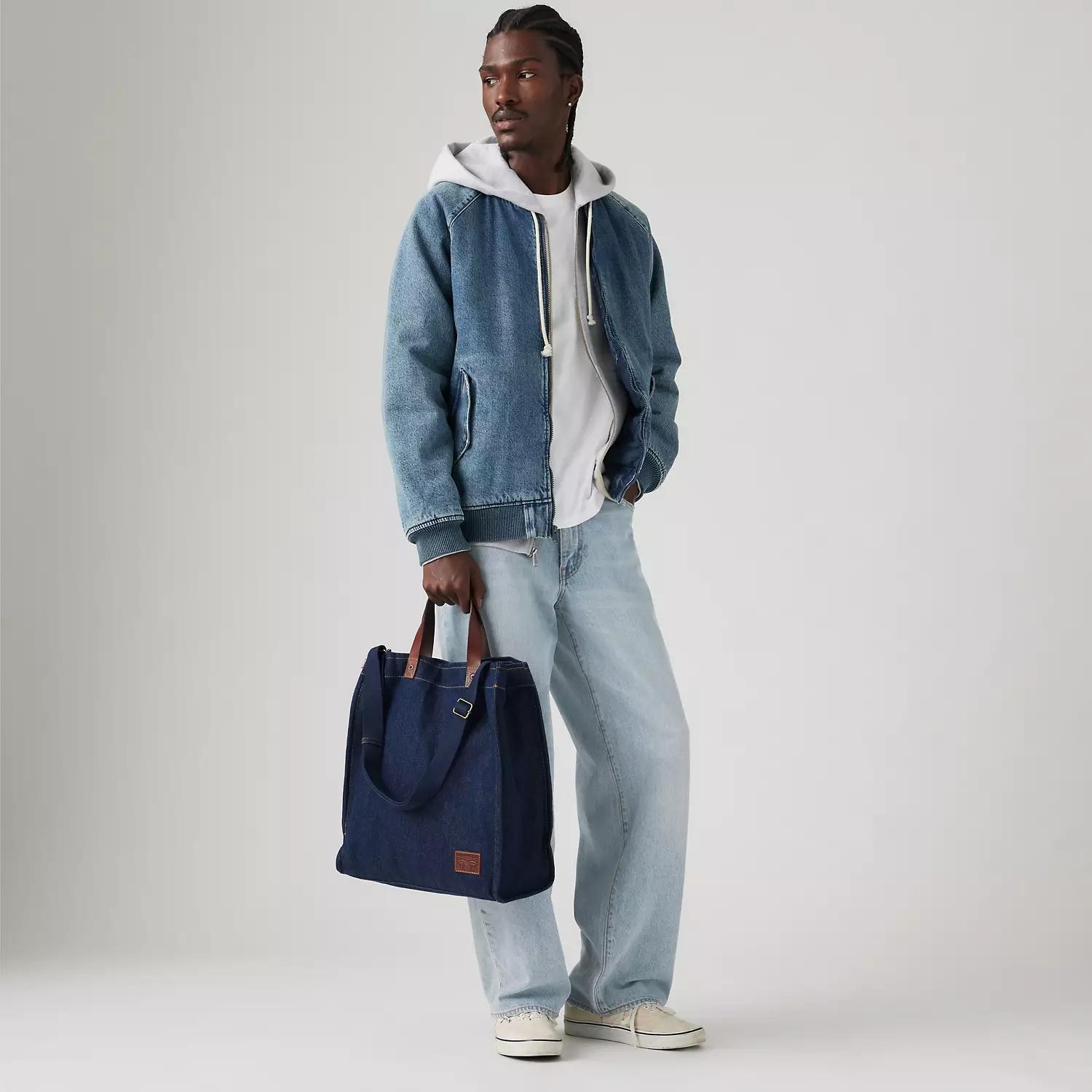 

Сумка-тоут Heritage Levi's, цвет Jeans Blue - Medium Wash