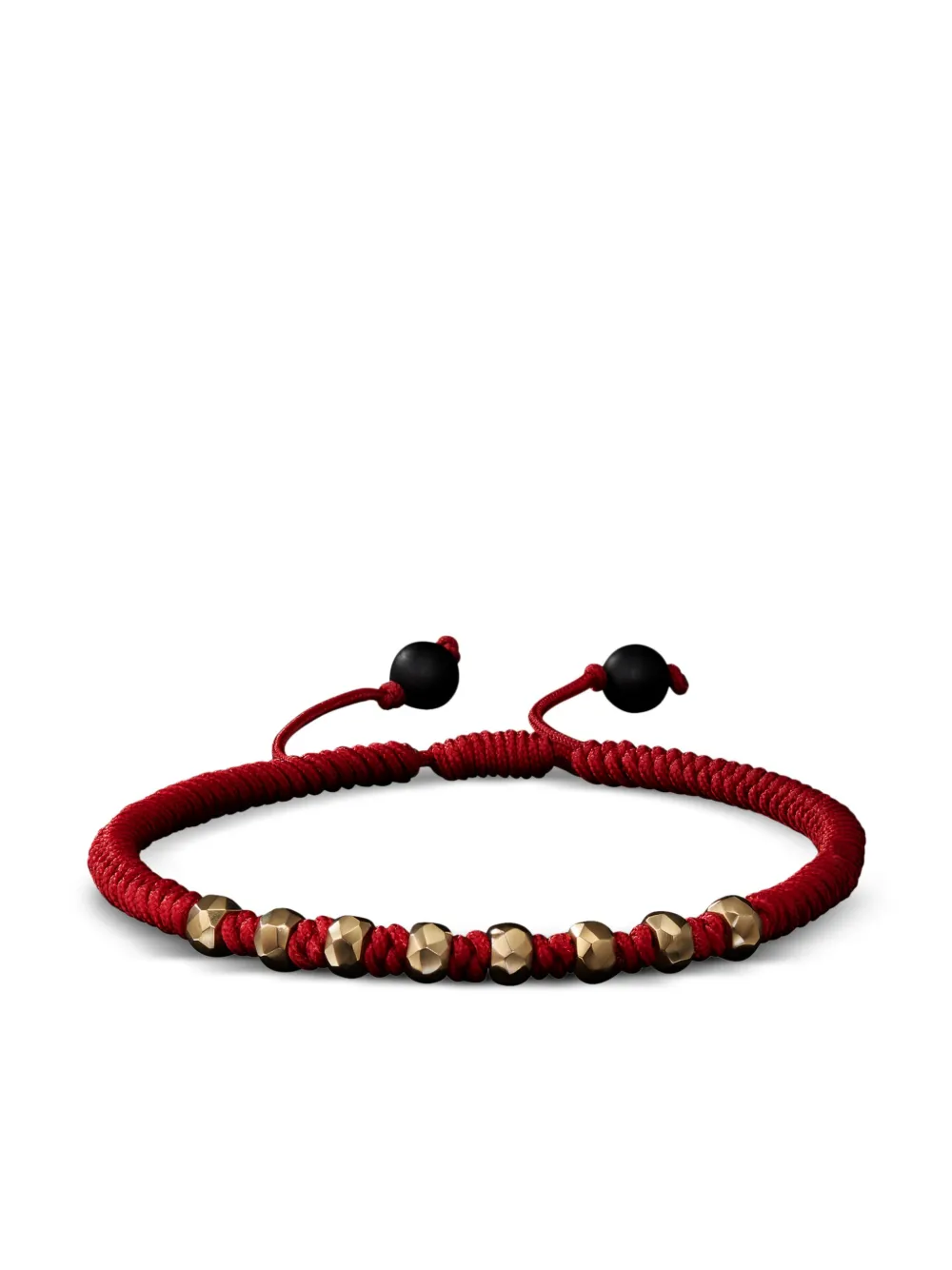 

Браслет Fortune Woven из желтого золота (5.5 мм) David Yurman, красный