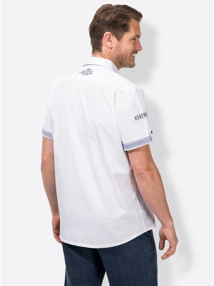 

Рубашка с короткими рукавами белого цвета WITT WEIDEN