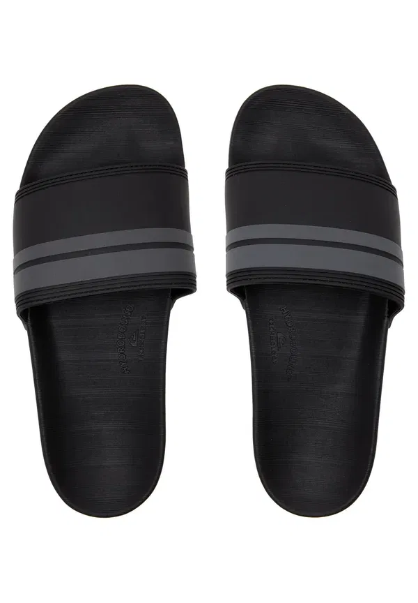 Сланцы Rivi slide pool slides Quiksilver, черный черный серый — фото 2