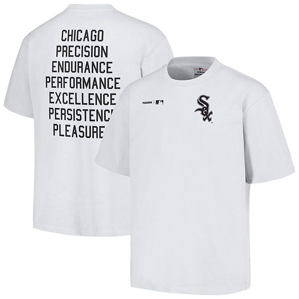 

Мужская футболка pleasures white chicago white sox precision Unbranded