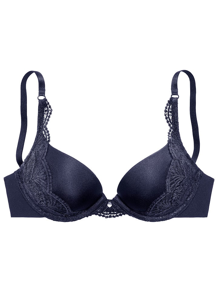 

s.Oliver Бюстгальтер пуш-ап темно-синего цвета