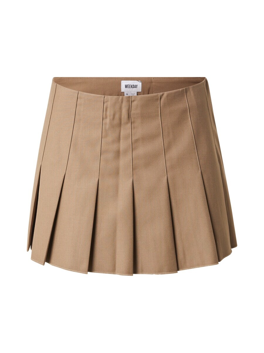 

Юбка мини WEEKDAY Skirt, кэмел