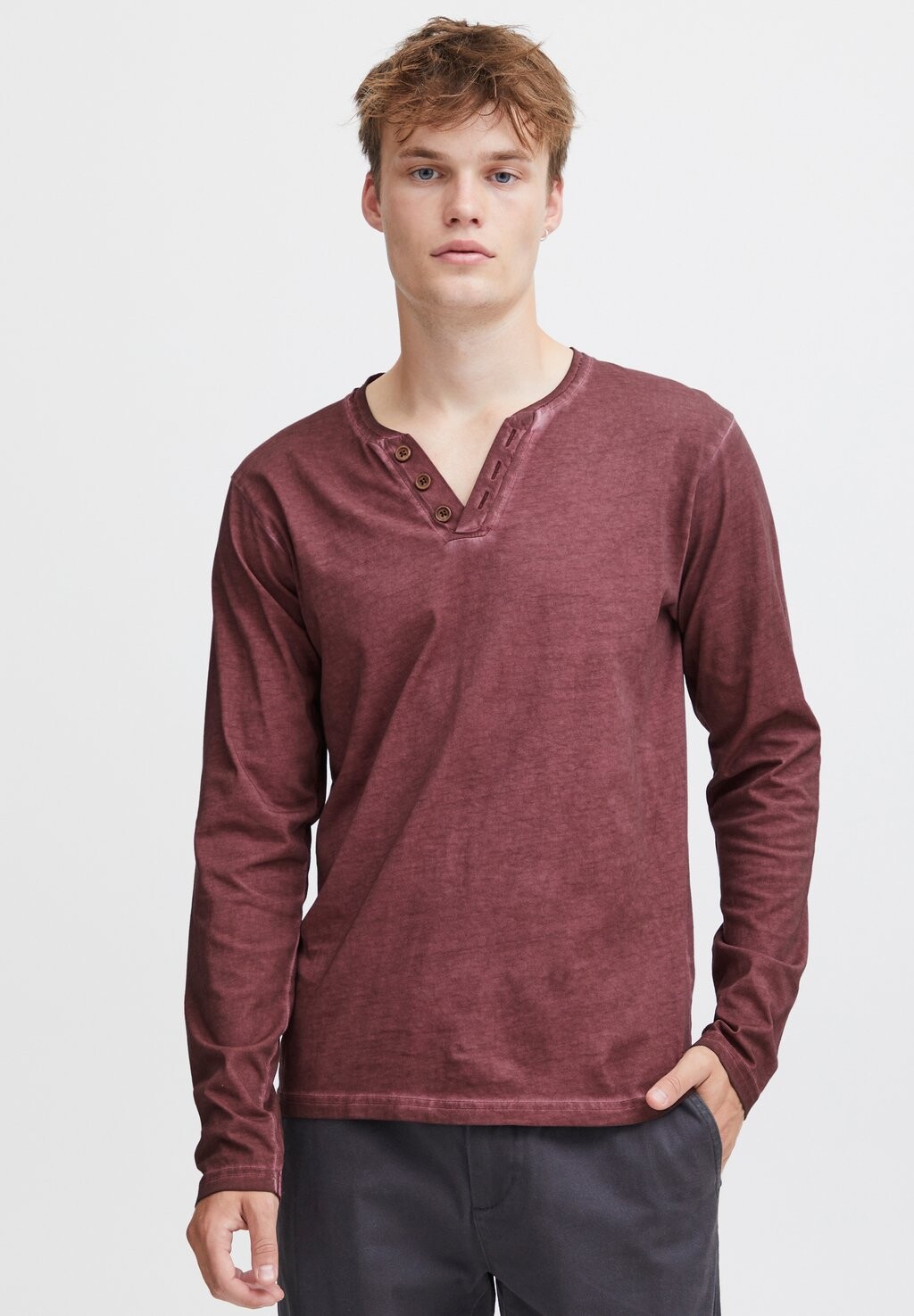 

Футболка с длинным рукавом Tinox Solid, цвет wine red