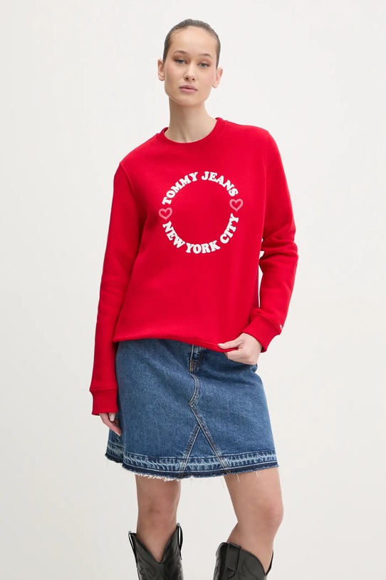 

Толстовка Tommy Jeans, красный