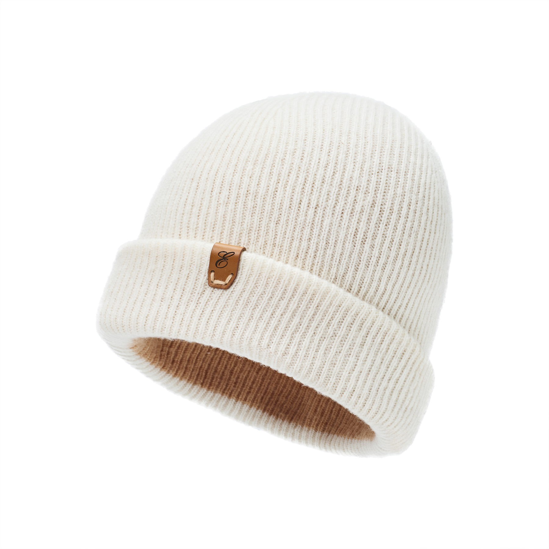 

Шерстяная шапка-бини Women's ELLE, бежевый coffee экрю