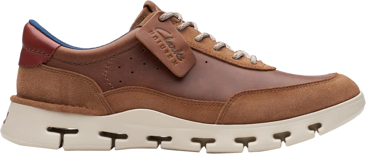 Мужские кроссовки Clarks Nature X One, Dark Tan Lea