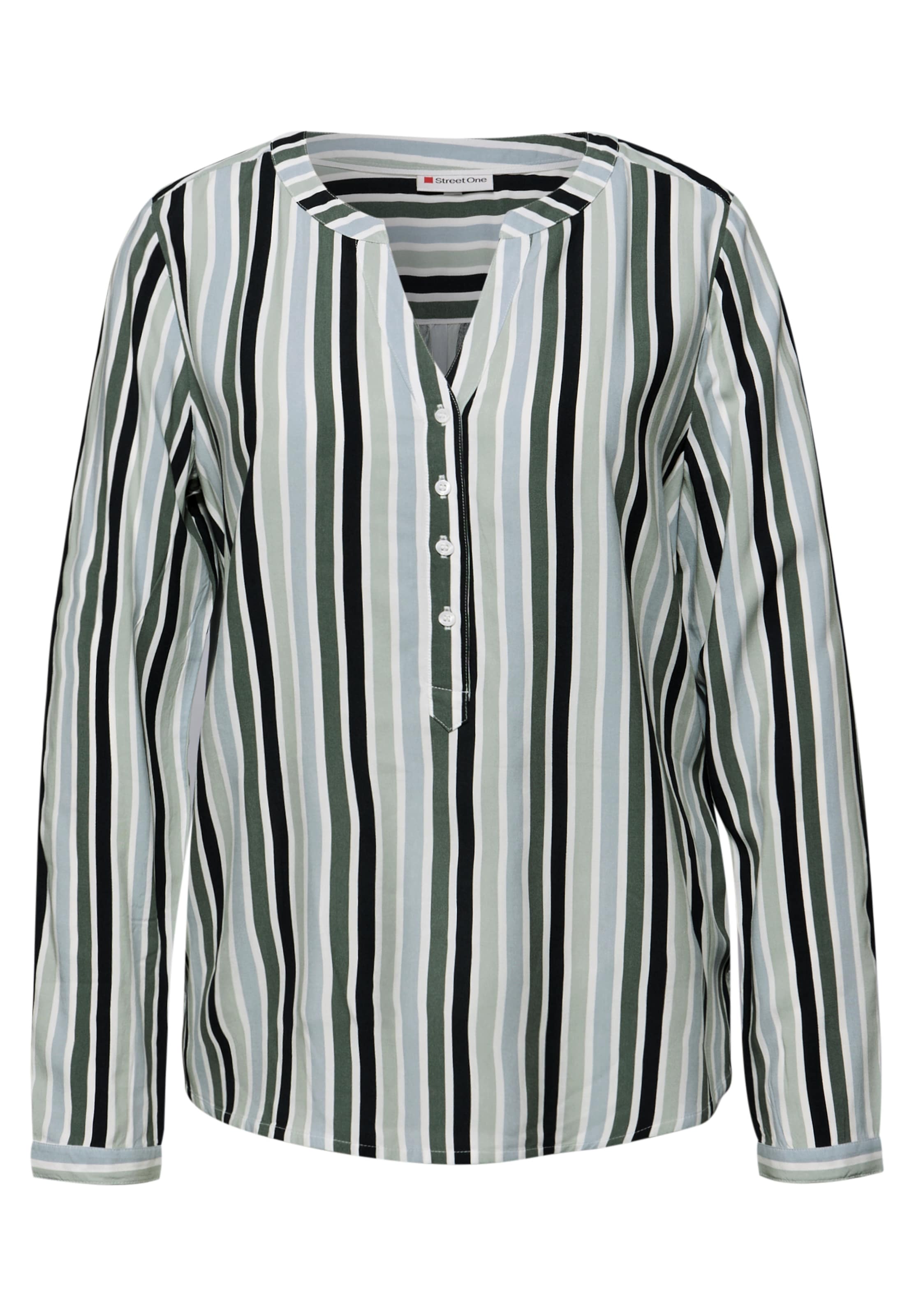 

STREET ONE Блузка в пастельно-зеленом, крапчато-зеленом цвете