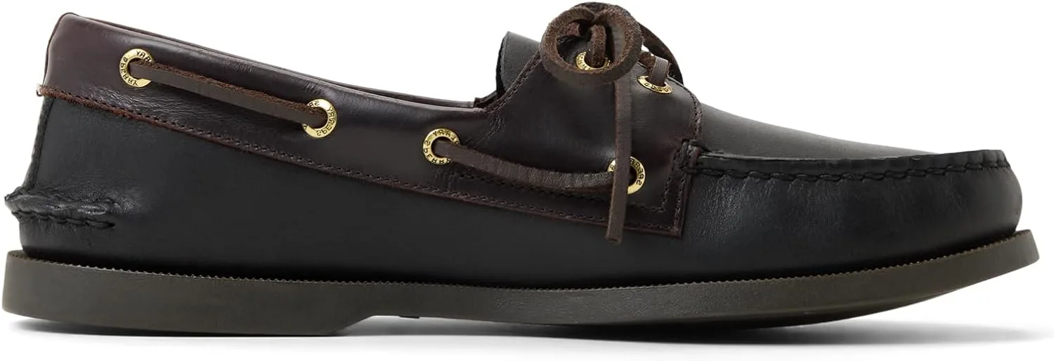 Оригинальные мужские мокасины от Sperry в комплекте с двумя роскошными туфлями, черный — фото 3