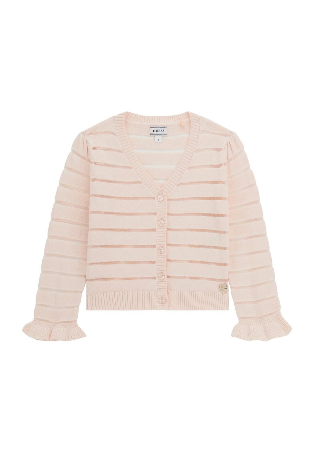 

Кардиган GESTREIFTER Guess, фуксия