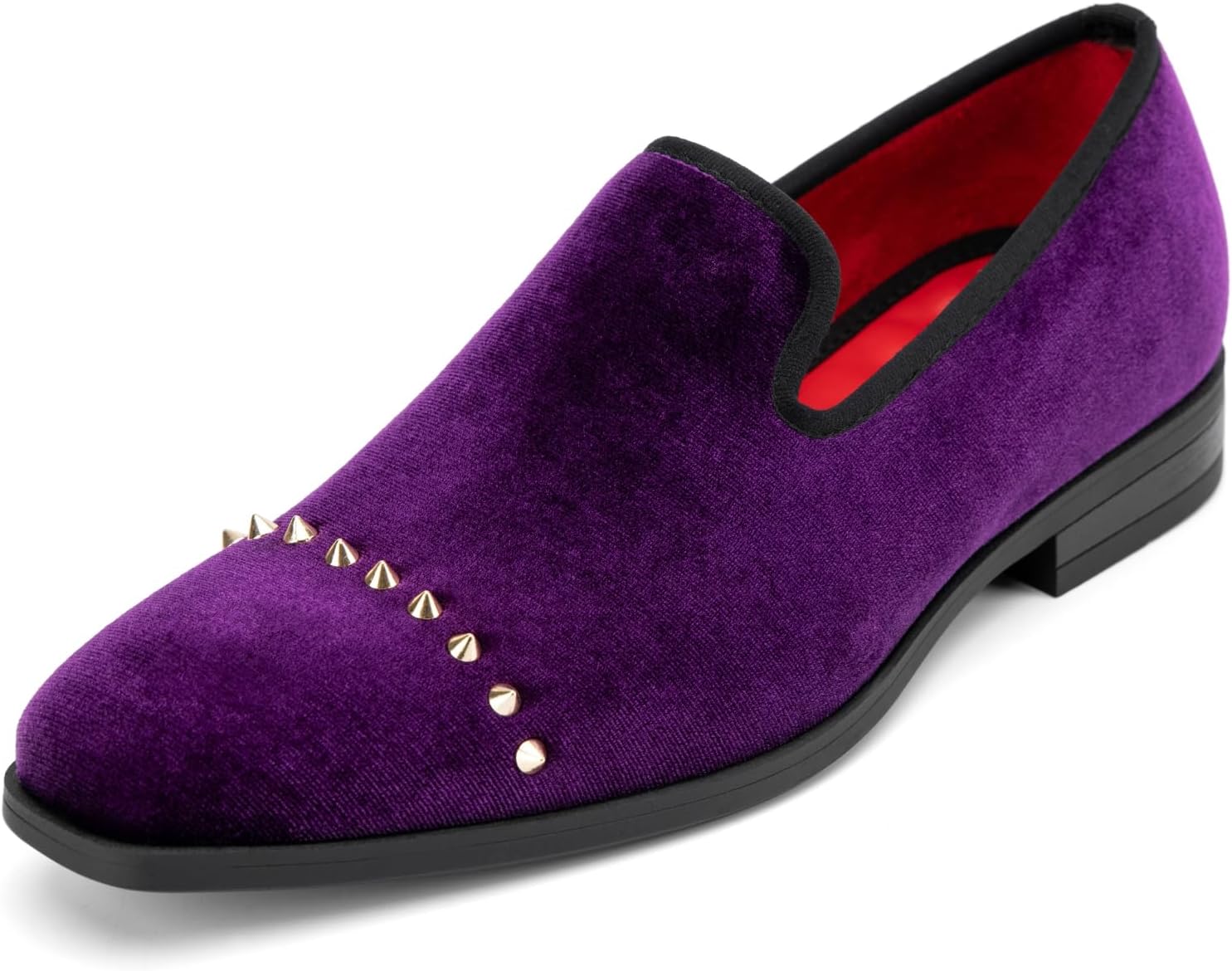 

Мужские лоферы Meijiana из искусственной кожи с отделкой кисточками, без застежки, туфли-слиперы, пурпурный
