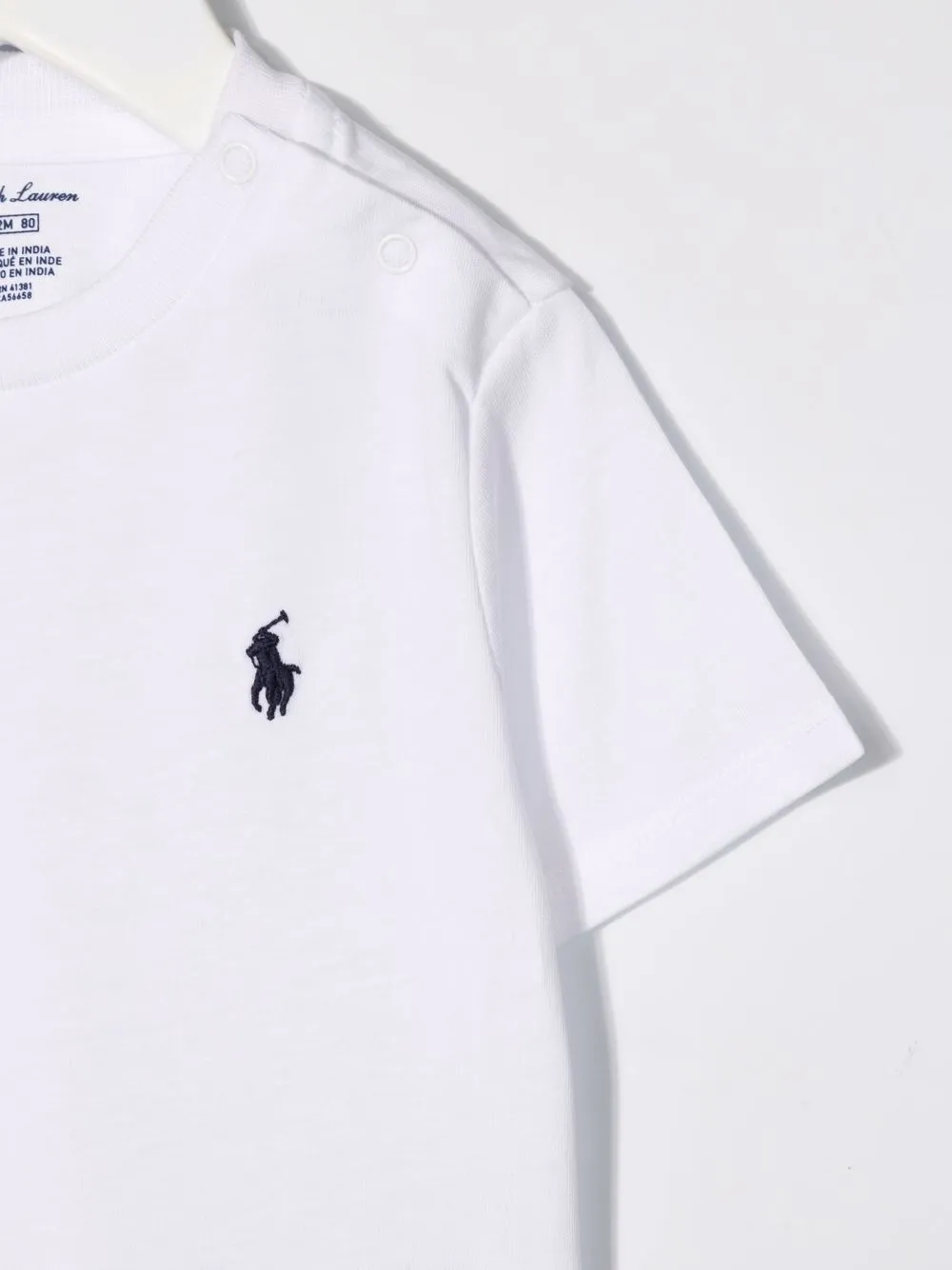 Футболка с логотипом Polo Pony POLO RALPH LAUREN KIDS, белый — фото 3