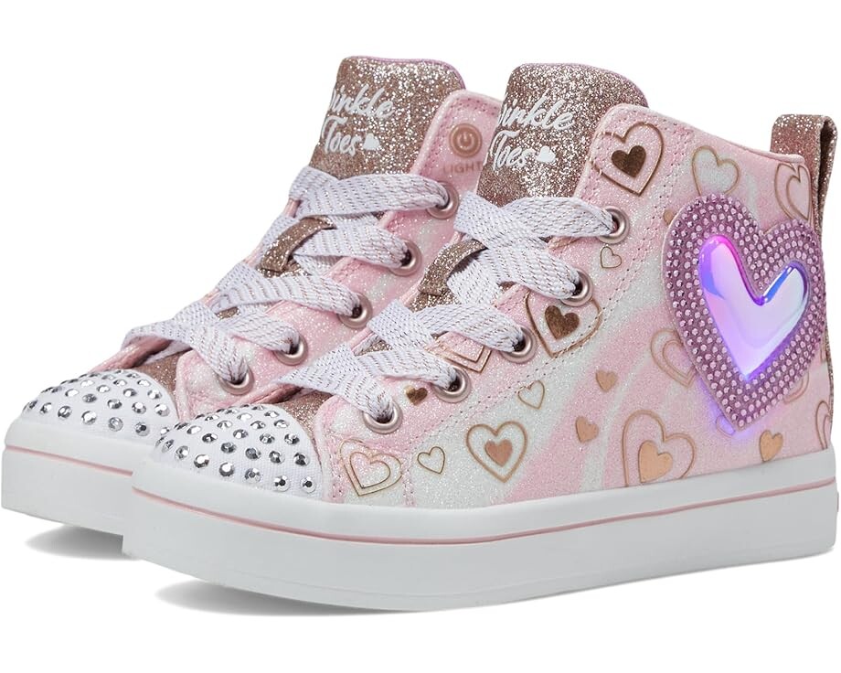 

Кроссовки SKECHERS KIDS Twi-Lites 2.0 - Love & Beyond 314395L, цвет Light Pink/Multi