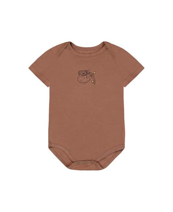 

Органический хлопковый комбинезон для мальчиков - Baby Deux par Deux, коричневый