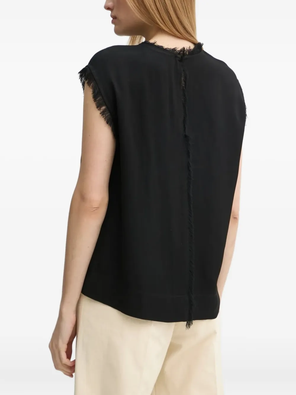 

Топ без рукавов с бахромой Day Birger Et Mikkelsen, черный