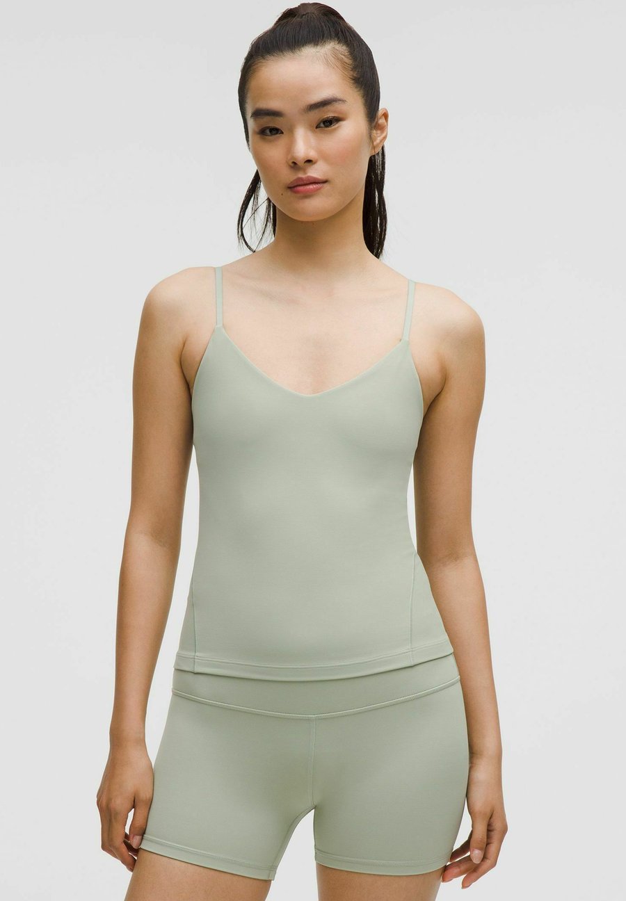 

Топ lululemon Align Waist-Length Cami, Fog Green/Green