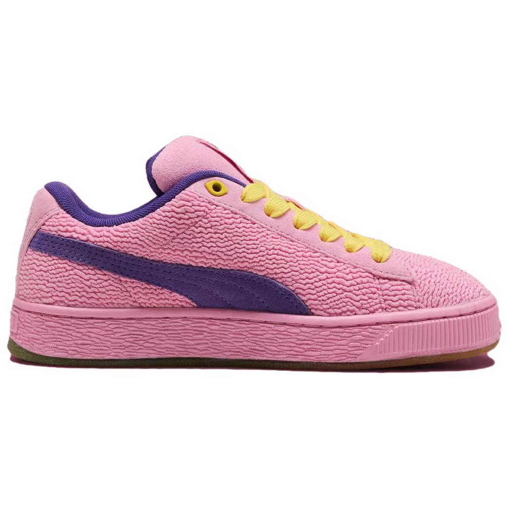 PUMA Renzheshengui x Suede XL 2 низкие скейтбордские туфли мужские pink purple — фото 3